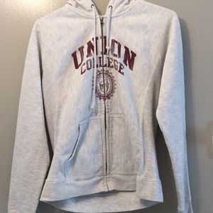 Champion Zip up Sweatshirt- Union College